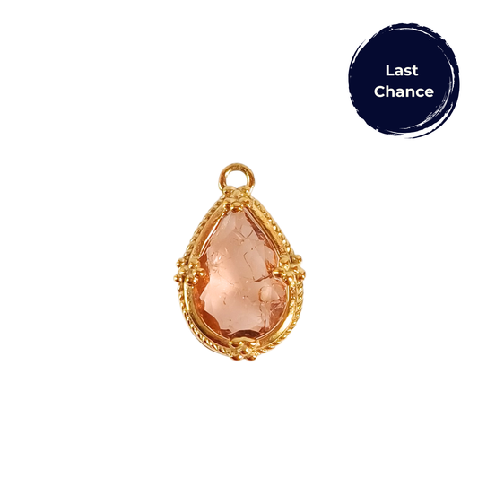 Single Charm- Pink Stone (Discounted)