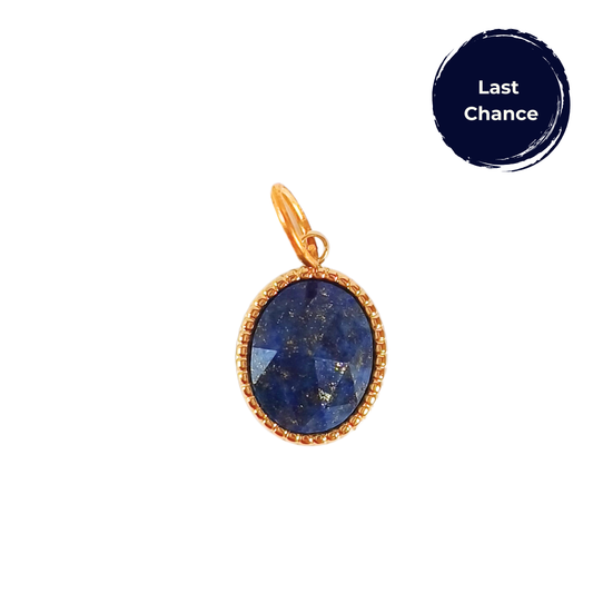 Single Charm- Oval Azul (Discounted)