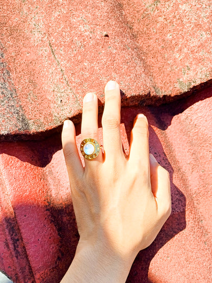 Luna's Moonstone Adjustable Ring