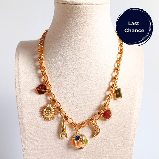 Sample Piece- Celestial Harmony Charm Necklace