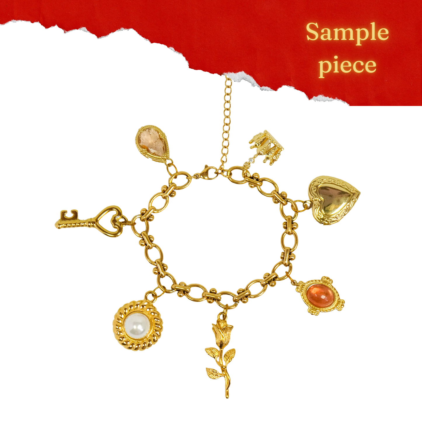 Sample Piece- Eternal Elegance Charm Bracelet