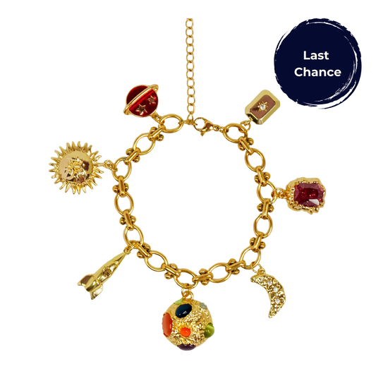 Sample Piece- Celestial Harmony Charm Bracelet