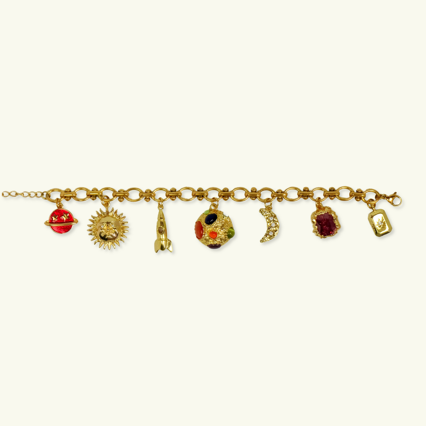 Celestial Harmony Charm Bracelet