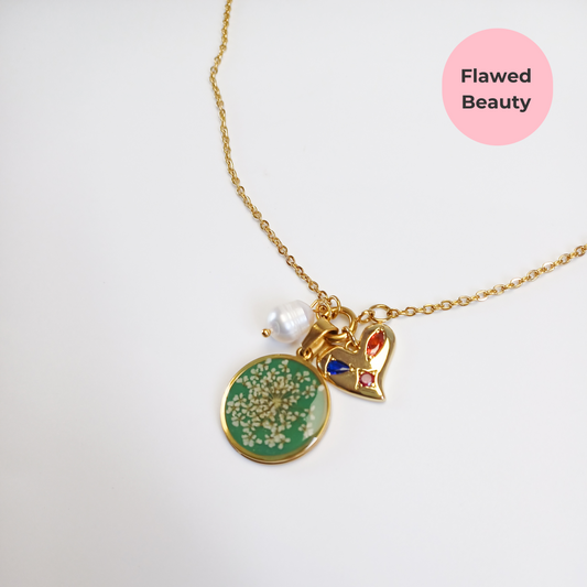 Perfectly Imperfect- Three Pendant Necklace