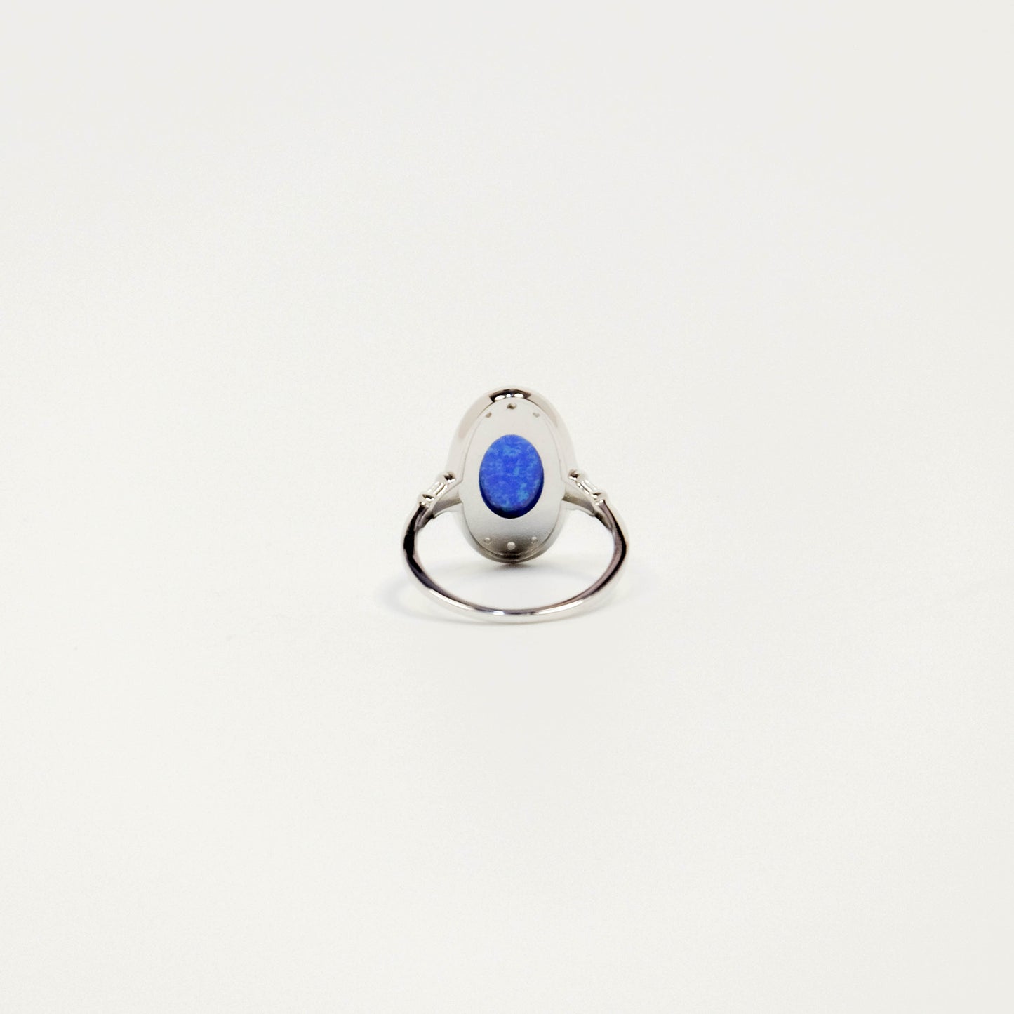 Charlotte's Whisper Opal Silver Ring